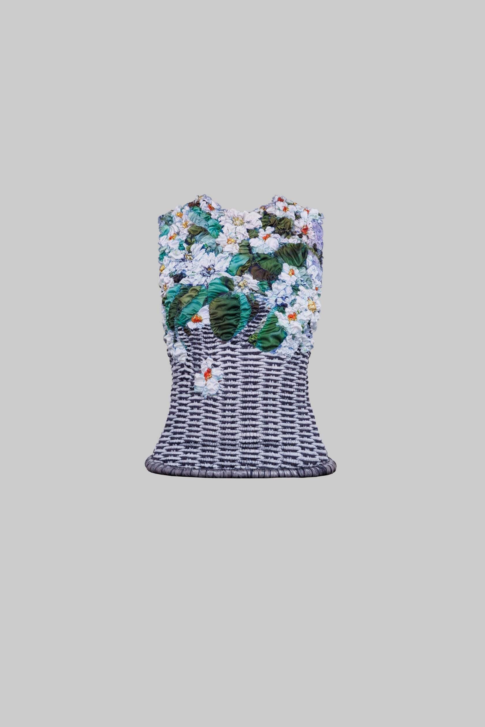 Топ "Basket White Blossom" (Корзина белые цветы)